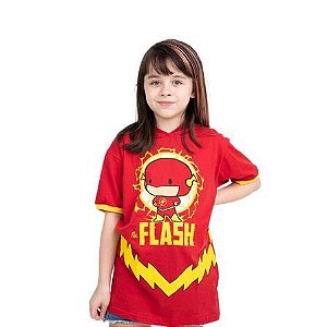 Camiseta Infantil Flash Cosplay 8