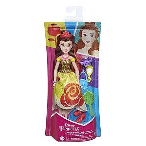 Boneca Princesas- Bela Audaz -Com Acessórios Fashion -Hasbro