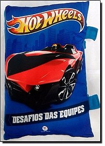 Hotwheels - Desafios Das Equipes - Livro Travesseiro