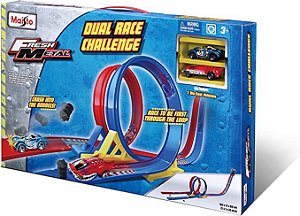 Auto Pista Fresh Metal Dual Race Challenge - Maisto 12362