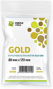 Sleeves Gold Premium 80 x 120 mm (Blue Core)