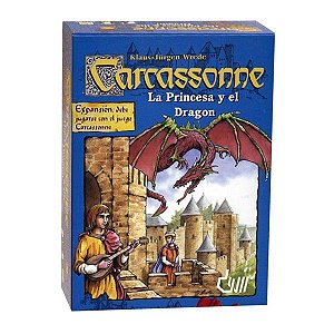 Carcassonne A Princesa e o Dragão Expansão Jogo de Tabuleiro