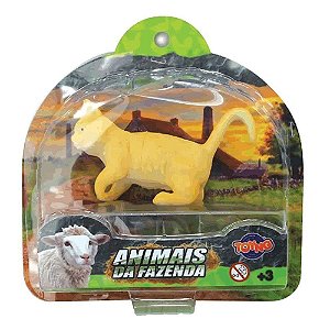 Animal De Brinquedo Gato Animais da Fazenda Toyng