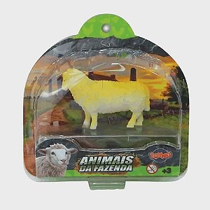 Animal De Brinquedo Ovelha Animais da Fazenda Toyng