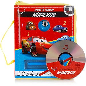 Livrinho Disney. Carros. Escreva Comigo. Números