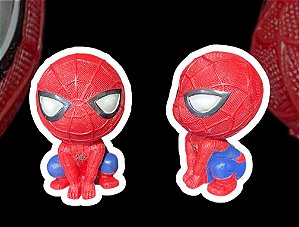 Boneco de PVC Homem Aranha sentado