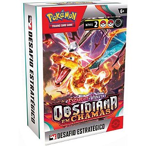 Pokémon Desafio Estratégico Pokémon Escarlate e Violeta Obsidiana em Chamas Copag