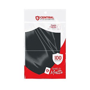 Sleeves Shield – Matte: Preto Central