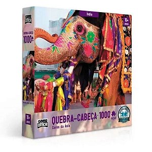 Quebra-cabeça 1000 Peças  Cores Da Asia  Toyster Multicor