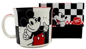 Caneca Disney Mickey Mouse Xadrez 350 Ml