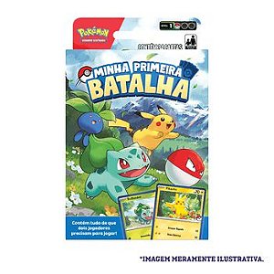 Pokémon Deck  Minha Primeira Batalha Jogo de Cartas Copag