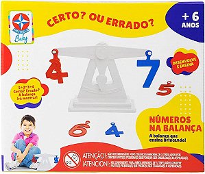 Números na Balança - Estrela Baby