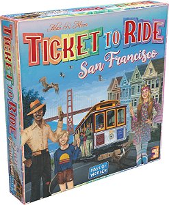 Jogo - Ticket to Ride San Francisco Galápagos Jogos