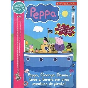 Livrinho Peppa pig - revista de atividades - com colar On Line Editora