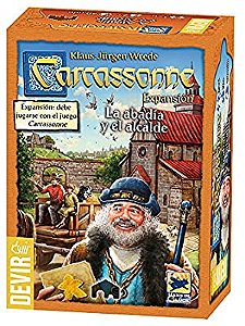 Jogo - Carcassonne A Abadia e o Alcaide 2ª Edição.  - Devir - Expansão