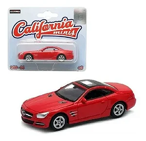 Califórnia Minis Mercedes-benz Sl500 1/64 Welly Califórnia Minis