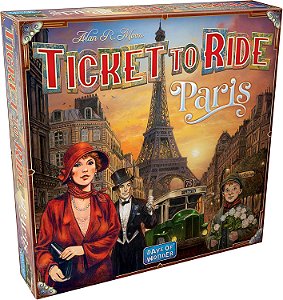 Jogo - Ticket to Ride Paris Galápagos Jogos