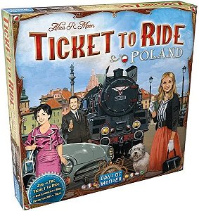 Jogo - Ticket to Ride Polônia Galápagos Jogos - Expansão