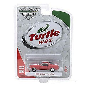 Carro Greenlight Hobby Exclusive - Shelby GT350 1965 Turtle Wax - Escala 1/64