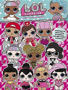 Livrinho LOL Surprise Superlivro para Colorir com Adesivos