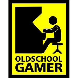 Placa Decorativa Old School Gamer