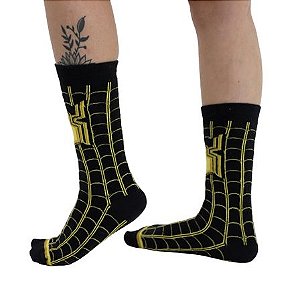 Meia Spider Man 3 Black 21 AO 26 PITICAS