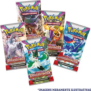 Pokémon Booster Avulso  Escarlate e Violeta 2 - Evoluções em Paldea