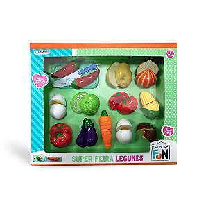 Creative Fun Super Feira 12 Legumes Multikids - BR1110