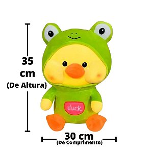 Pelúcia Patinho Sapinho Grande 35 Cm Squish Pals - Toyng