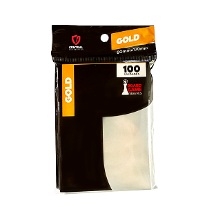 Sleeves  Gold: Transparente Central Board Game