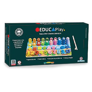 Educaplay Somar e Brincar Madeira Polibrinq