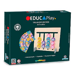 Educaplay Trilha dos Bichos Madeira Polibrinq