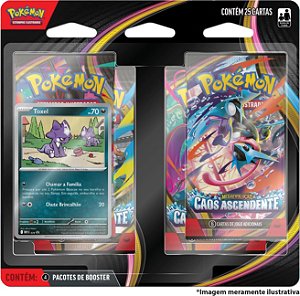 Pokémon Copag ME04 Blister Quadrúplo - Caos Ascendente