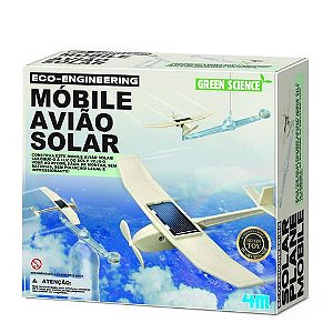 Brinquedo Cientifico Eco Engenharia Mobile Aviao Solar 4m