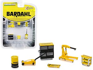 Set: Shop Tools - Ferramentas e Acessórios - Bardahl - Série 1 - 1:64 - Greenlight Ref.: 16020-A