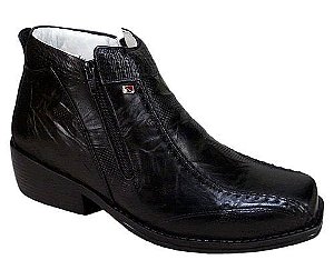 Bota Masculina Couro Social Holle Cruch Alcalay Calçados Bota Masculina Couro Social Holle Cruch Alcalay Calçados