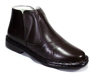 Bota Masculina Linha RELAX Pele de Carneiro Preta ou Marrom Bota Masculina Linha RELAX Pele de Carneiro Preta ou Marrom