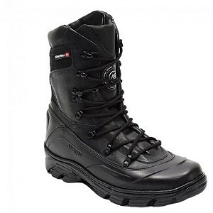 Bota Motociclista Militar Semi-impermeável Cano Médio Bota Motociclista Militar Semi-impermeável Cano Médio