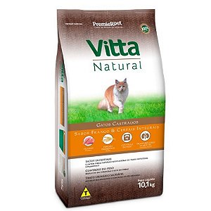 Vitta Natural Premium Especial Gatos Castrados 10,1 kg