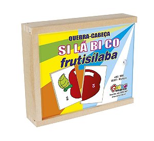 Quebra-Cabeça Silábico Frutisílaba - 1050