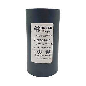 CAPACITOR PARTIDA ELET DUCATI 270-324uF 220V - D
