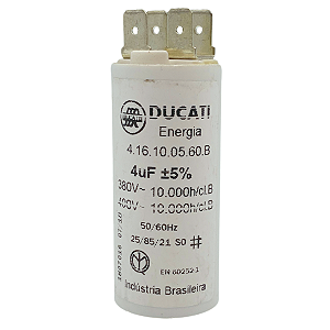 CAPACITOR PERMANENTE DUCATI 4uF 380V TD