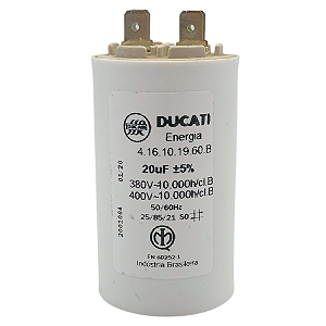 CAPACITOR PERMANENTE DUCATI 20uF 380V TD