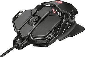 Mouse Gamer RGB TRUST GXT 138 X-Ray 4.000dpi 10 botões