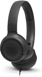 JBL Tune 500 - Fone de Ouvido com Fio, Preto