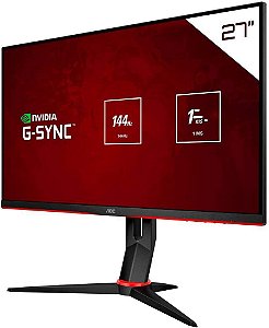Monitor Gamer AOC Hero 27' IPS, Wide, 144 Hz, Full HD, 1ms, G-Sync, HDMI/VGA, Ajuste de Ângulo