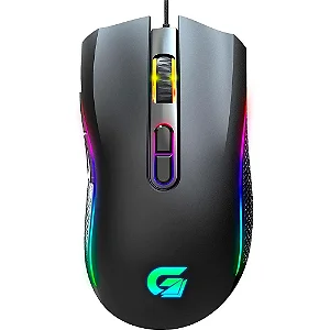 Mouse Gamer Fortrek Black Hawk, RGB, 7200DPI, 6 Botões, USB 2.0 - 75682