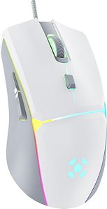Mouse Gamer Crusader 12800 DPI Branco Fortrek