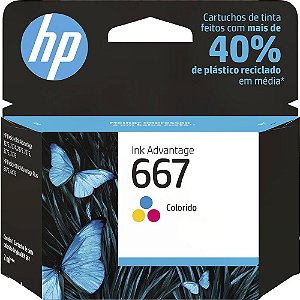 CART HP 667 COLOR 2ML 3YM78AL YYY 15226