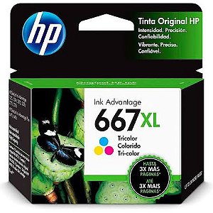 CART HP 667XL COLOR 3YM80 YYY 15782